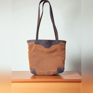 Tommy Bahama Tan and Brown Tote Bag